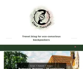 Deertraveler.com(Travel blog for eco) Screenshot