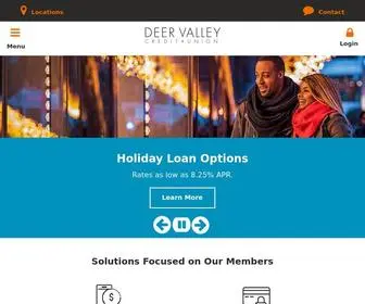 Deervalleycu.org(Copper State Credit Union) Screenshot