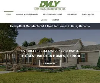Deervalleyhb.com(Manufactured & Modular Homes in Alabama) Screenshot