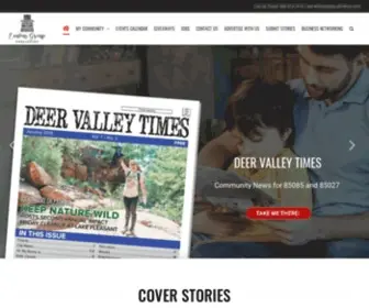 Deervalleytimes.com(Newspaper Deer Valley AZ News & Info and Things to Do in North Phoenix) Screenshot