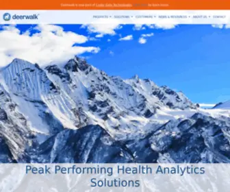 Deerwalk.com(Population Health Management & Healthcare Analytics Solutions) Screenshot