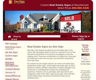 Deesign.com(Real Estate Signs) Screenshot