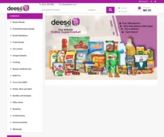 Deeski.com(Online Shopping Sites in Nigeria) Screenshot