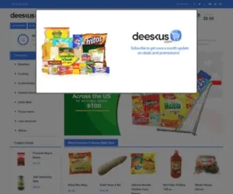 Deeskus.com(Buy African Food Online from Deeskus) Screenshot