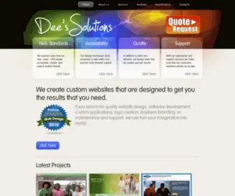 Deessolutions.com(Dee's Solutions) Screenshot