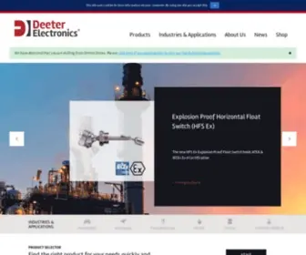 Deeterelectronics.com(Deeter Electronics) Screenshot