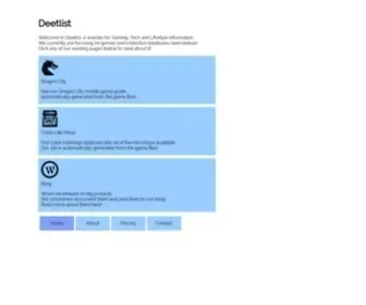 Deetlist.com(Dragon city) Screenshot