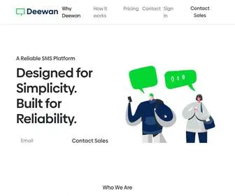 Deewan.sa(Simple, Reliable Customer Communication) Screenshot