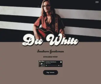 Deewhite.com(Dee White Official Website) Screenshot