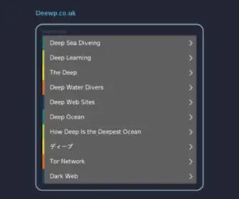 Deewp.co.uk(Interview Transcription Services) Screenshot