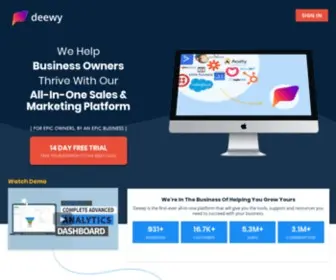 Deewy.com(It's time to take your Business to the Next Level) Screenshot