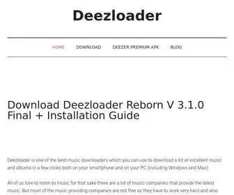 Deezloader.net(DeezLoader Download v4.4.1 Official) Screenshot