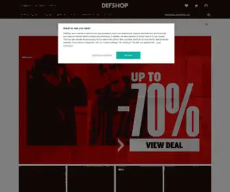 Def-Shop.es(Tu tienda online para la ropa del estilo urbano y hip hop) Screenshot