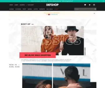 Def-Shop.nl(De grootste streetwear en hiphop winkel) Screenshot