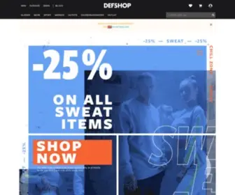 Def-Shop.se(Stort urval inom streetwear och sportsfashion) Screenshot