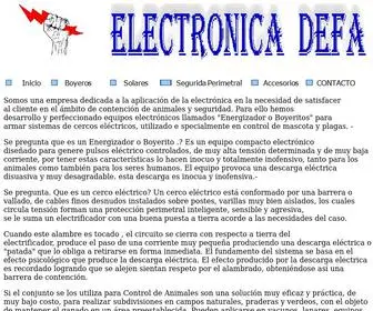 Defa.com.ar(Electrificadores.Boyeros electricos) Screenshot