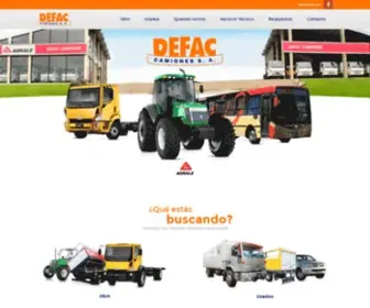 Defaccamiones.com.ar(Defac Camiones S.A) Screenshot