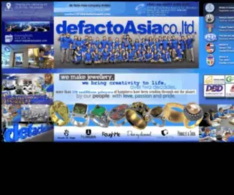 Defactoasia.com(De facto Asia co) Screenshot