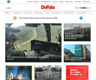 Defatoonline.com.br(DeFato Online) Screenshot