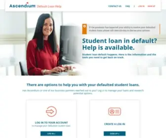 Defaultloanhelp.com(Default loan help home) Screenshot