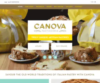 Defaziogourmet.com(CANOVA PASTICCERIA) Screenshot