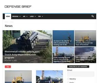 Defbrief.com(Defense Brief) Screenshot
