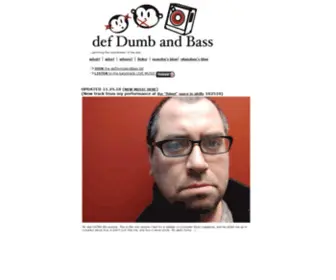 Defdumbandbass.com(Jamming the mainstream in the zips) Screenshot