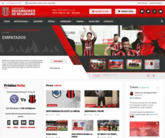 Defe.com.ar(Club Atlético Defensores de Belgrano) Screenshot