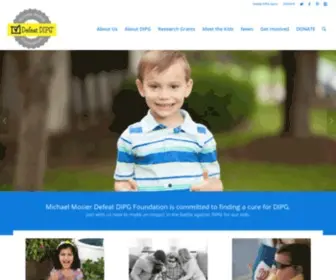 Defeatdipg.org(Michael Mosier Defeat DIPG Foundation) Screenshot