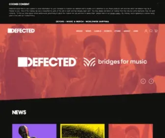 Defected.com(Defected Records) Screenshot