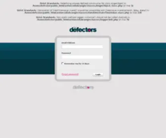 Defectorsagency.com(The Defectors) Screenshot