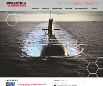 Defencesa.com(South Australia the Defence State) Screenshot