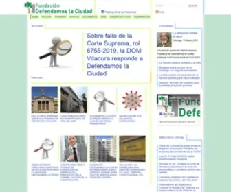 Defendamoslaciudad.cl(Defendamos La Ciudad) Screenshot