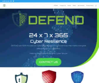 Defend.co.nz(DEFEND Building a cyber resilient New Zealand) Screenshot