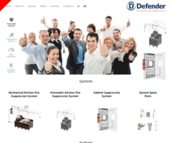 Defender.com.tr(Mutfak Davlumbaz Yangın Söndürme Sistemi) Screenshot