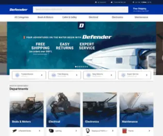 Defender.com(Discount Marine and Boat Supplies) Screenshot