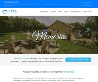 Defenderresorts.com(Capital Vacations) Screenshot