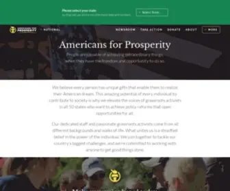 Defendingthedream.com(Americans for Prosperity) Screenshot