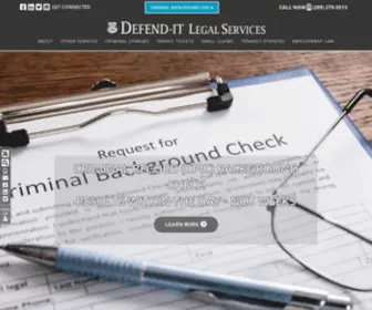 Defendit.ca(Paralegal In Pickering Serving Clients Within Durham Region and the Greater Toronto Area) Screenshot