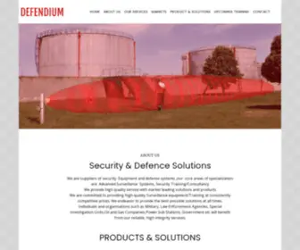 Defendium.com.ng(Defendium supplies Security Equipment and Defence Systems in Nigeria) Screenshot