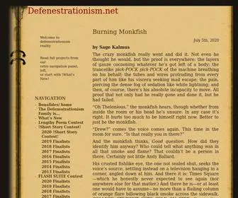 Defenestrationism.net(Broken dreams and broken windows) Screenshot