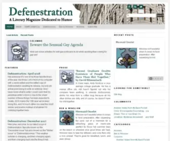 Defenestrationmag.net(Defenestration) Screenshot