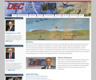 Defengcorp.com(Defense Engineering Corporation) Screenshot