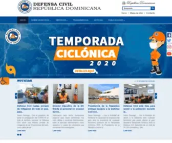 Defensacivil.gob.do(Defensa Civil de la República Dominicana) Screenshot