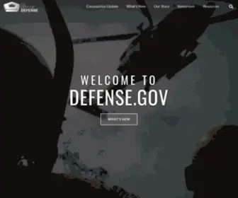 Defense.gov(The department of defense) Screenshot