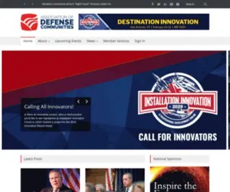 Defensecommunities.org(Association of Defense Communities) Screenshot