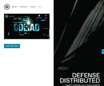 Defensedistributed.com(Defense Distributed) Screenshot