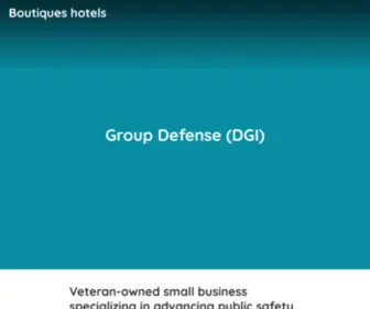 Defensegroupinc.com(Group Defense (DGI)) Screenshot