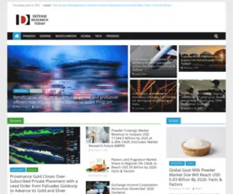 Defenseresearchtoday.com(Defense Research Today) Screenshot