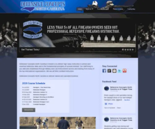 Defensiveconceptsnc.com(Defensive Concepts North Carolina) Screenshot